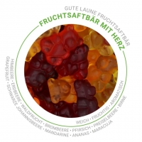 Fruchtgummi Fruchtsaftbr mit Herz 150 g