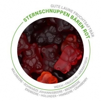 Fruchtgummi Sternschnuppen Bren rot 150g