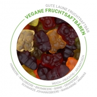 Fruchtgummi Vegane Fruchtsaftbren 150 g