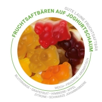 Fruchtsaft Brchen auf Joghurtschaum150g